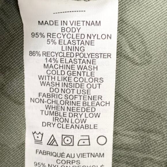 Prana Womens Halle E-Waist Skort II Evergreen Camo Recycled Nylon Stretch Size 8 - Picture 5 of 12